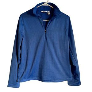 IZOD Perform Blue Long Sleeve Lightweight Sweatshirt Size Medium